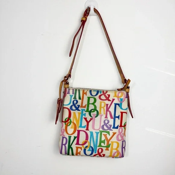 Dooney & Bourke Rainbow Adjustable Strap Crossbody Bag Multicolor - Picture 6 of 10